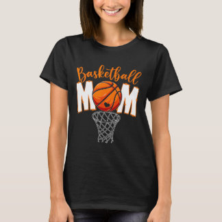 T-shirt Mignonne Basketball Maman Maman Fête des Mères De 