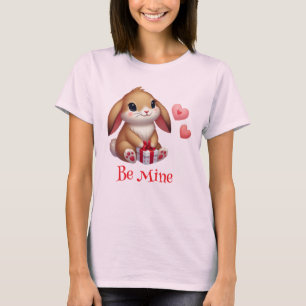 T-shirt Mignonne, Be Mine lapin lapin lapin de la Saint Va