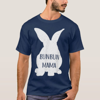 T-shirt Mignonne Bunny Mama Maman Lapin Amateurs Filles Mè