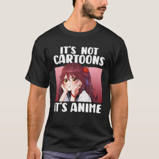 T-shirt Mignonne Ce n'est pas des caricatures C'est Anime
