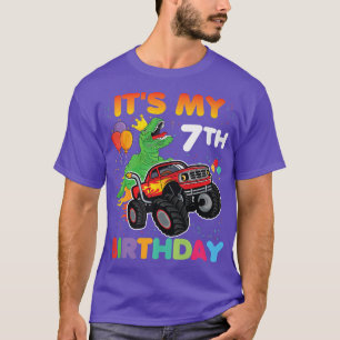 T-shirt Mignonne C'est mon 7e anniversaire Je suis sept Di