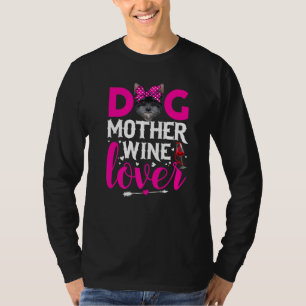 T-shirt Mignonne Chien Mère Yorkshire Terrier Chien Fête d