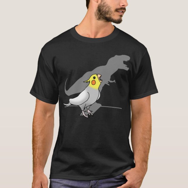 T-shirt Mignonne cri de perroquet Birb Mèmes Drôle T-Rex C (Devant)