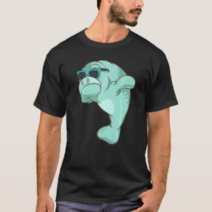 T-shirt Mignonne Dabbing Manatee Funny Sea Cow Street Dans
