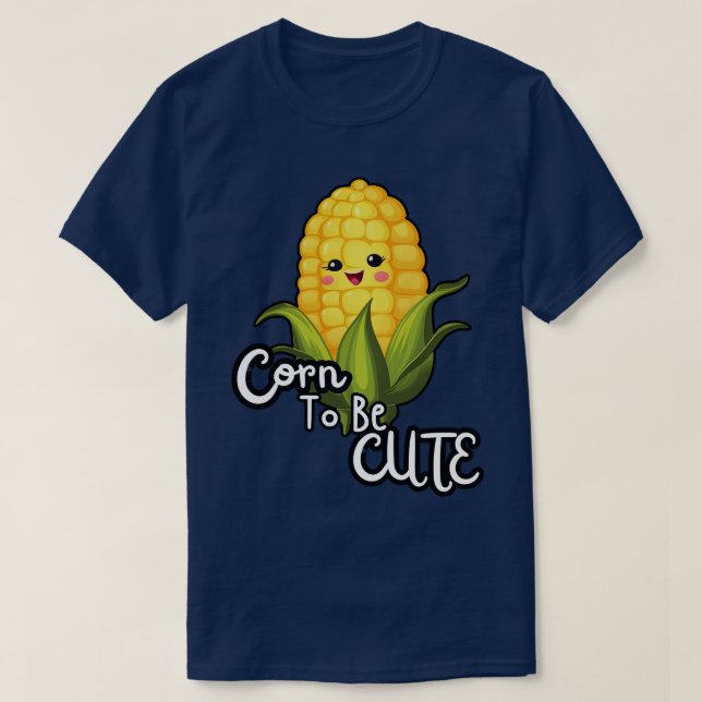 T-shirt Mignonne de maïs (Design devant)