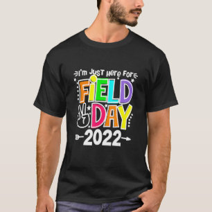 T-shirt Mignonne Enseignant Jour De Champ Je Suis Juste Ic