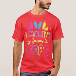 T-shirt Mignonne Enseignement Mon Professeur Préféré Peeps