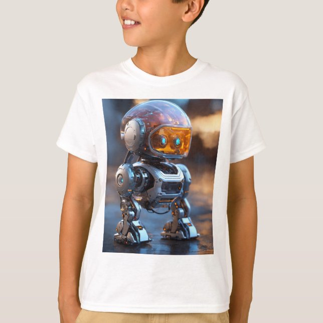 T-shirt Mignonne Éthique, Robot (Devant)