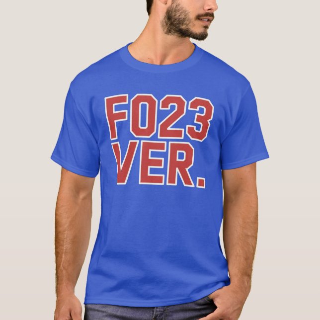 T-shirt Mignonne Fo23ver Numéro Trendy Baseball Team Sport (Devant)
