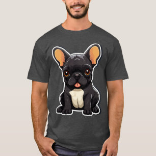 T-shirt Mignonne Français Bulldog Français Amoureux des ch