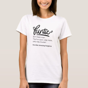 T-shirt Mignonne Funny Définition de la tante