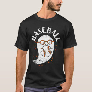 T-shirt Mignonne Ghost Baseball Funny Baseball Halloween 2