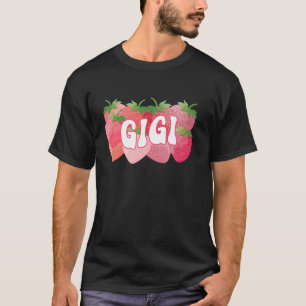 T-shirt Mignonne Gigi Fraise Lover Maman Maman Maman Mères
