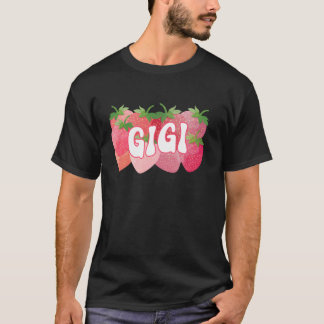 T-shirt Mignonne Gigi Fraise Lover Maman Maman Maman Mères