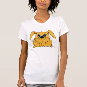 T-shirt Mignonne Grotte Bunny Femme Décontractée Scoop T-S