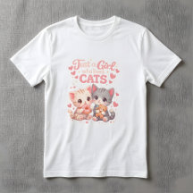 Mignonne Juste une fille qui aime les chats Mignon