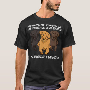 T-shirt Mignonne Labrador Pour Hommes Femmes Chien Chien C