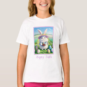 T-shirt Mignonne lapin de Pâques 01