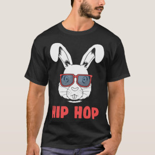 T-shirt Mignonne lapin Hip hop Bunny Gangster Rabbit Nerd