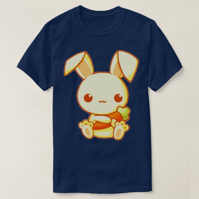 T-shirt Mignonne lapin lapin (Design devant)