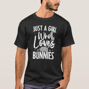 T-shirt Mignonne Lapin Pour Filles Femmes Enfants Rabbit C