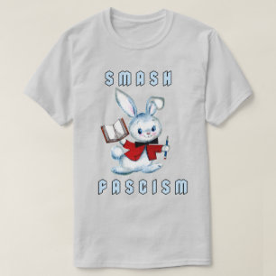 T-shirt Mignonne Lapin Rétro - Fascisme Smash