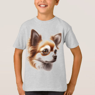 T-shirt Mignonne longue cheveux Chihuahua Chiuppy Mug