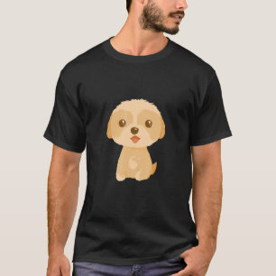 T-shirt Mignonne Maltipoo Chien Propriétaire Chien Chien C