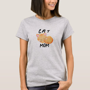 T-shirt Mignonne maman chat Amoureux de les chats