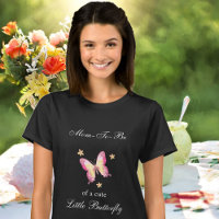 Mignonne Maman Pour Être Rose Petit Papillon
