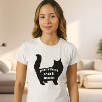 Mignonne Maple Moderne Chat Maman Chemise