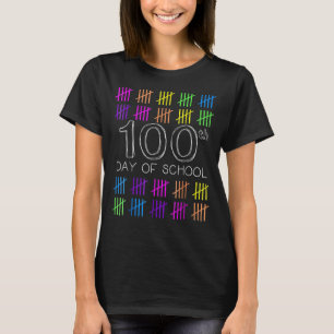 T-shirt Mignonne Maternelle Préscolaire 100 Jours De Thé S