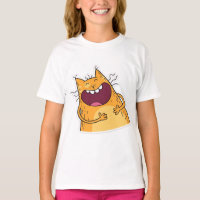 Mignonne, mec, tee - shirts, chaton, drôle, T-shir