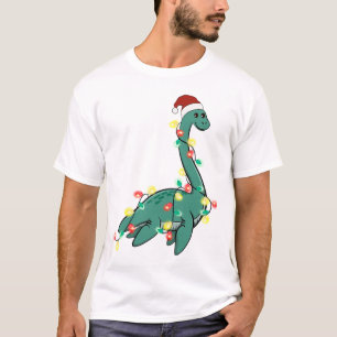 T-shirt Mignonne monstre de Lochness Noël
