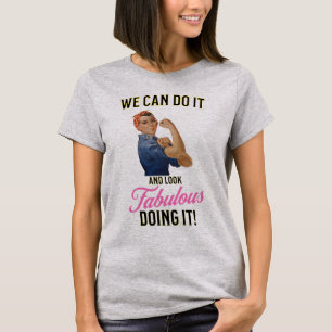 T-shirt Mignonne Nous Pouvons Le Faire Rosie Riveter