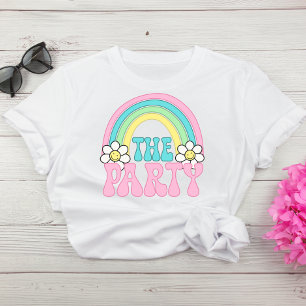 T-shirt Mignonne Parti Rétro Hippie Bachelorette Parti