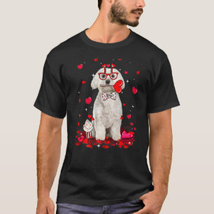 T-shirt Mignonne Saint Valentin Maltais Costume Coeur de C