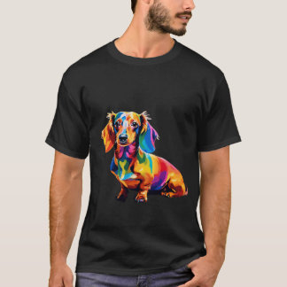 T-shirt Mignonne Saucisse Chien Animal LGBT Pride Chien T 