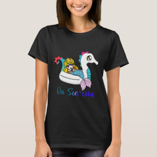 T-shirt Mignonne sirène été Sea-esta drôle de vacances à l
