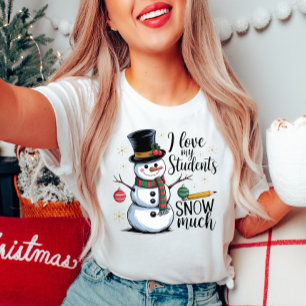 T-shirt Mignonne Snowman