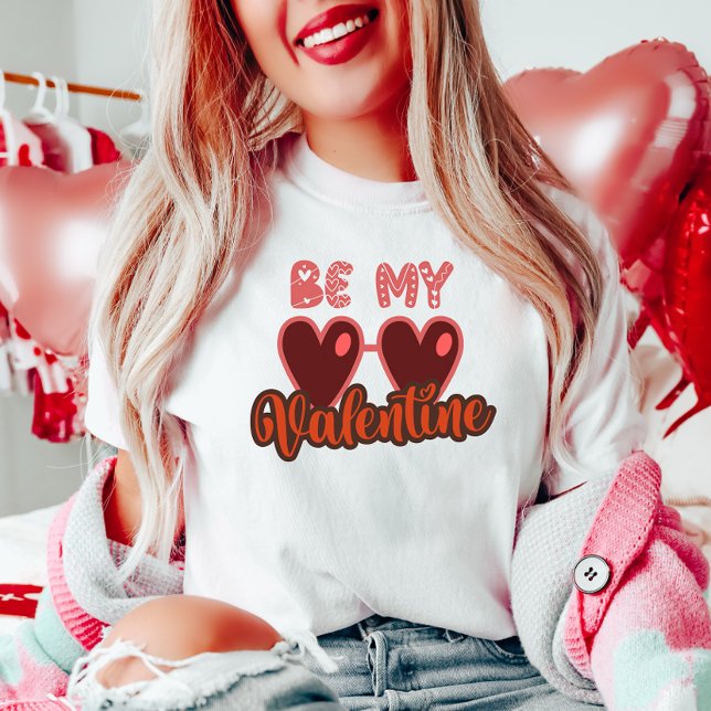T-shirt Mignonne Soit Ma Valentine (Créateur téléchargé)
