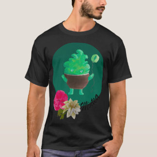 T-shirt Mignonne tache de thé dans une tasse Mintea
