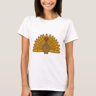 T-shirt Mignonne ThanksgivingTurkey