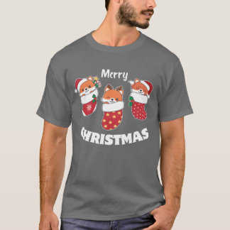 T-shirt Mignons ennemis dans le choeur de Noël pour Noël p