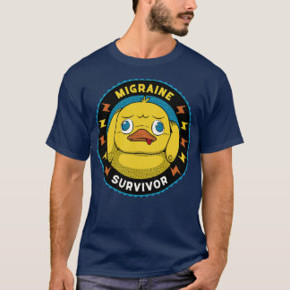 T-shirt Migraine Survivant Funny Duck par Tobe Fonseca