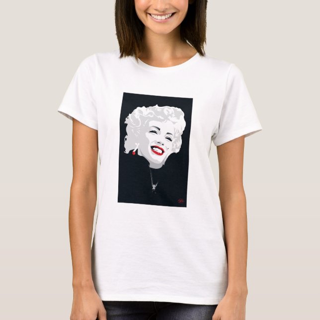 T-shirt MIK05BW Miki Marilyn.tif (Devant)
