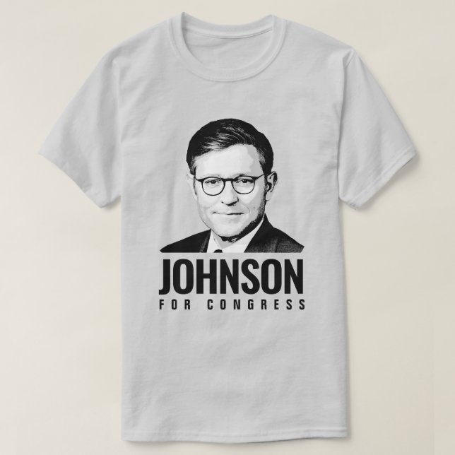 T-shirt Mike Johnson pour le Congrès (Design devant)