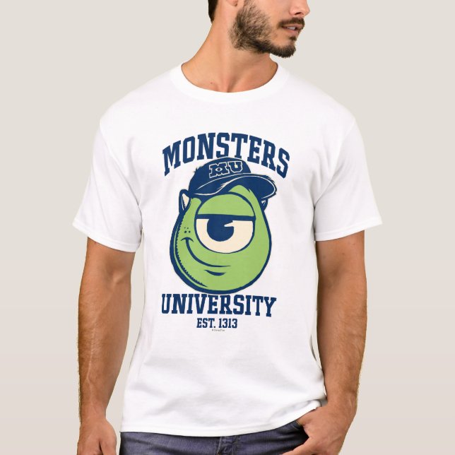 T-shirt Mike Monsters University Est. Lumière 1313 (Devant)