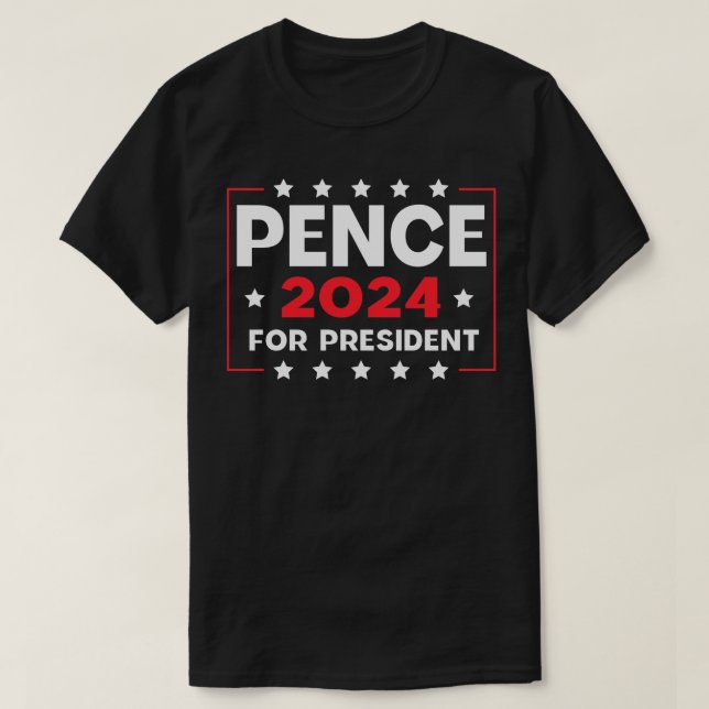 T-shirt Mike Pence, Président (Design devant)