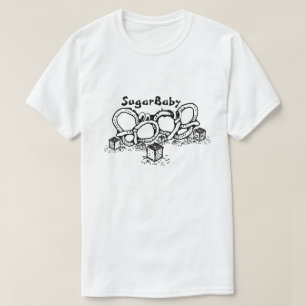 T-shirt Mikitiez sugarbaby bretzel couple amis doux